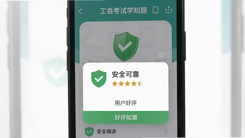 ����Ϊ�ֻ�������ʾ�����ῼ��ѧ֪�⡱APP�İ�ȫ��֤��ʶ���û��������������־��У����Ϊ���UI��ƣ�ϸ�ڴ�����ɫ����ͼ����������ۣ�����������������ʾ����ȫ�ɿ������������糱�������������޸���Ԫ��