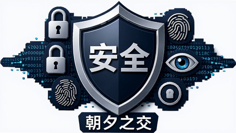 主体为盾牌图标,中心刻有