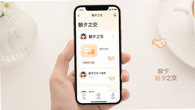 主体为手机界面展示