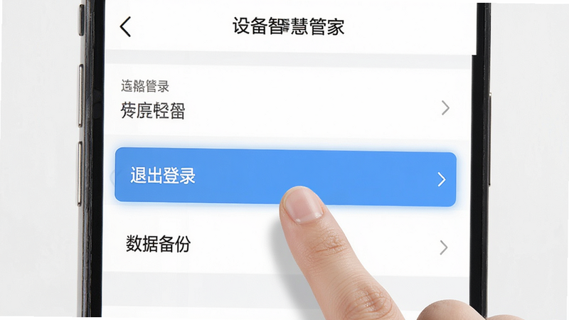 ����Ϊ���豸�ǻ۹ܼҡ�APP������ҳ�棬����Ϊ�б���ʽ��������ʾ���˳���¼���͡����ݱ��ݡ�ѡ������ֱ�ۣ�ϸ��չʾ��ָ������������廭�ʣ��ɾ�����