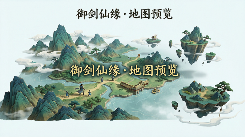 ����Ϊ��Ϸ�ڵ�ȫ����ͼ���棬չʾ�����ɽ���������ĵ��죬���Ϊ���ʻ����ִ�3D��ϣ�ɫ�������̺ͽ�ɫΪ�������ֿ�����ϸ�����������廭�ʣ��ɾ����������֡�������Ե��ͼԤ����������ʾ