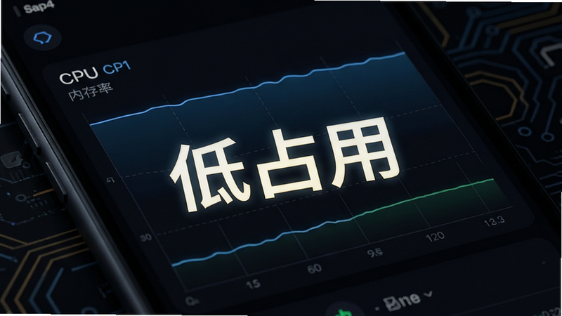 �ֻ����ܼ�ؽ��棬��ʾCPU���ڴ�ʹ���ʼ��ͣ�ͼ������ƽ��������Ϊ��ɫģʽ�����֡���ռ�á�������ʾ�����Ƽ���ǿ��ϸ�����������ʸ��壬�������