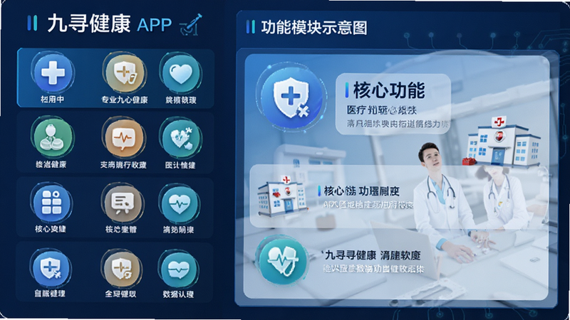����Ϊ��Ѱ����APP�Ĺ���ģ��ʾ��ͼ�����ֲ������ҷ����ṹ�����չʾ����ͼ���б����Ҳ�չʾ��Ӧ�Ĺ�������Ԥ�����Ű�������򣬷��Ƽ���ǿ��ϸ�ڴ�ͻ��ͼ����Ƶľ��¶ȣ������������ɾ����޶���Ԫ�أ�������ʾΪ