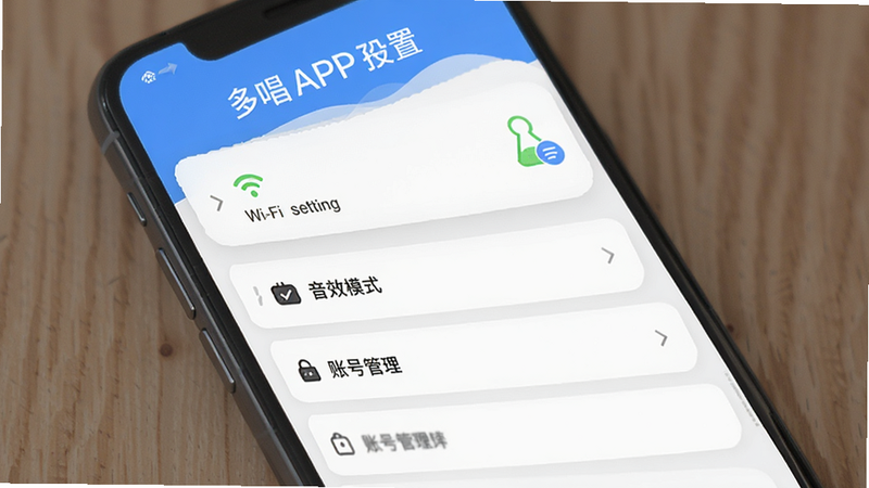 �೪APP���ý���Ԥ��������Ϊ�ֻ���Ļ������Ϊ�б�ʽ������Ű�����������࣬ϸ�ڰ���Wi-Fi���á���Чģʽ���˺Ź���ѡ����ʸ��壬�ɾ����޶���Ԫ��