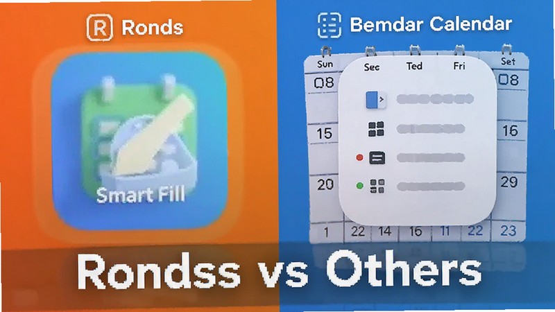 ����ΪRondsӦ���뾺Ʒ�����ĶԱ�ͼ��������Ϊ���ҷ��������ΪRonds���Ҳ�Ϊͨ�����������Ա�������ϸ��չʾRonds��