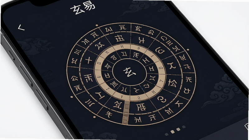 �����ֻ���Ļ��д����ʾ�����ס�APP���棬����Ϊ��ɫ��ʽ�����Ļ����չʾһ�����ӵ�Բ�ΰ�������ͼ������Χ��������ɵ�֧���ţ��������ִ������廭�ʣ��޶���Ԫ�أ��ɾ�����