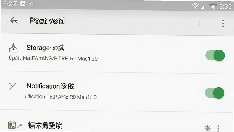 主体为安卓手机设置界面截图,显示