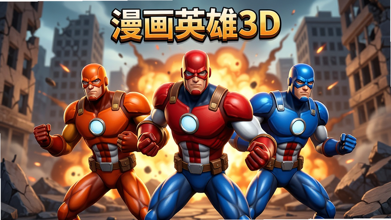 ����Ϊ��Ϸ������Ӣ��3D���������棬������������λ������ͬ��ɫս�µ�3D����Ӣ�۽�ɫ����ս����̬վ��������������ĳ��з����뱬ը��⣬�Ű�������ĶԳƹ�ͼ�����Ϊ��ʽ��ͨ��Ⱦ���дʵ��Ӱ��ϸ�ڷḻ��չʾ��ɫ�����������װ�ʸУ�����8K���壬�ɾ��޶���Ԫ�أ�����