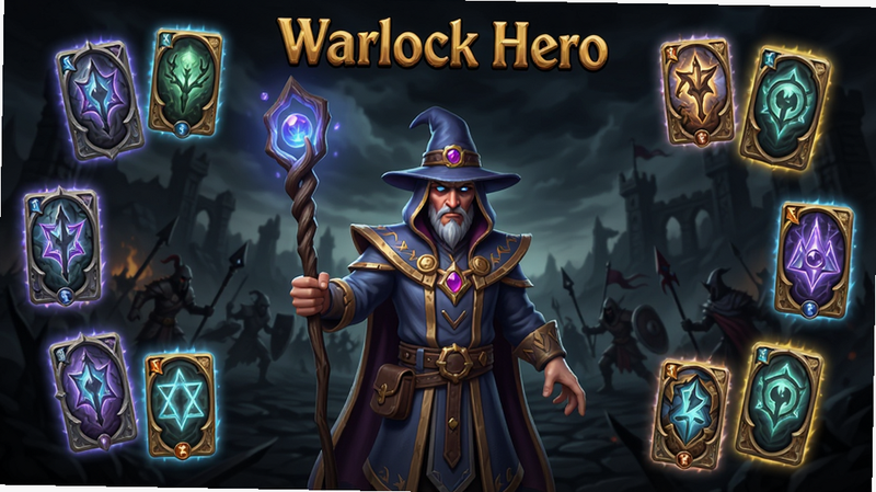 ����һ��Warlock Hero��׿�ֻ�����Ϸ������Ԥ��ͼ������Ϊ����չʾһλ�ֳַ��ȵ���ʦӢ�۽�ɫ������Ϊ��ɫ��÷��ս������Χ�����ż��ŷ����ħ�����ƣ����ֶԳ�ƽ�⣬�Ű����������Ϊ������3D��Ⱦ��ϸ�ڷḻ�������������ɾ��޶���Ԫ�أ�����