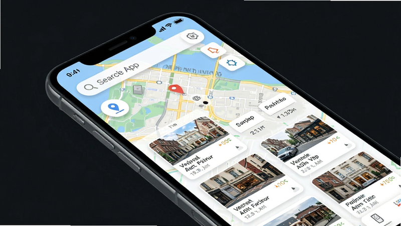 һ��չʾ̽��App������ĸ������ͼ������Ϊ�ֻ���Ļ����ʾ��ͼ�������ܱ��̻��б���������������������������λͼ�꼰�̻���Ƭ������Լ�ִ���ϸ�ڷḻ���޶���װ�Σ����廭�ʣ��ɾ�����