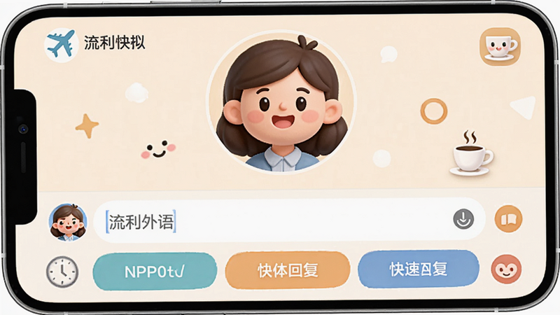 ����Ϊ���������APP���龰ģ��Ի����棬����Ϊ���·������Ϸ���ʾNPCͷ������飬�·�Ϊ�û���������ݻظ���ť���Ű�ģ����ʵ�������������Ϊ��ů�׺͵�����磬ϸ�ڰ�������ͼ�꣨��ɻ������ȱ���������ϸ�壬�ɾ�������Ԫ��