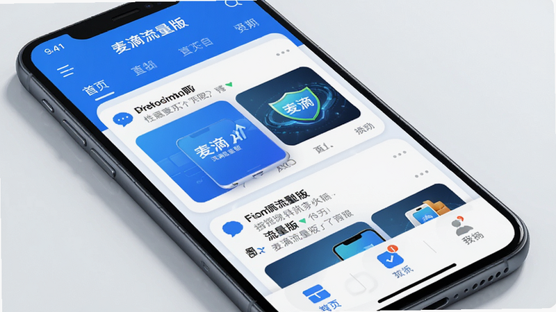 ����Ϊ�ֻ���Ļ���棬��ʾ����������桱APP��ҳ�������������������������в���Ϣ�����ݿ�Ƭ���ײ����ܰ�ť������ִ���Լ����ɫ�Ƽ��磬ϸ�ڷḻ�����廭�ʣ��ɾ��޶���Ԫ��