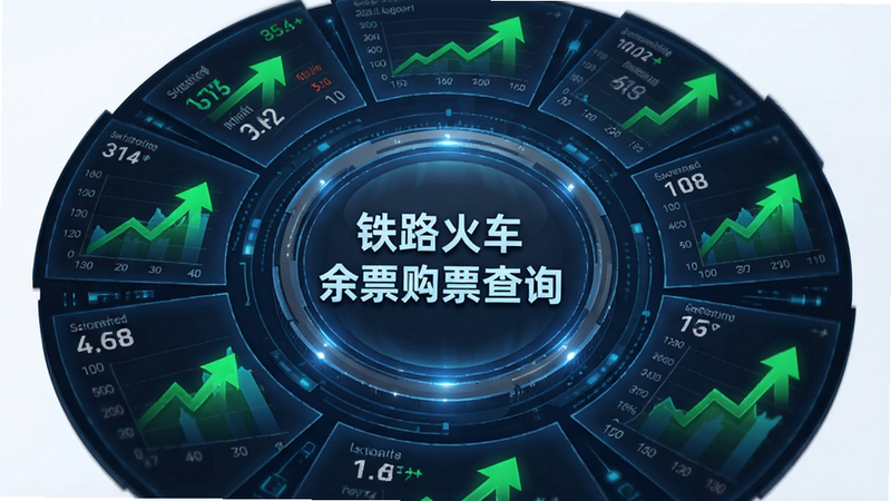 主体为数据监控仪表盘概念图,中心显示