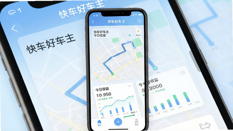 ��������Ϊ�����ֻ���Ļ����ʾ���쳵�ó�����APP���棬����������Ϊ�����������в����ݿ�����ײ������������Ϊ�ִ���ƽ����ƣ�ϸ�ڴ�������ͼ�켣����������ͳ��ͼ��������������ʾ���쳵�ó����������������桱������Ϊ��͵�ǳ��ɫ���䣬���ʸ��壬�ɾ��޶���Ԫ��