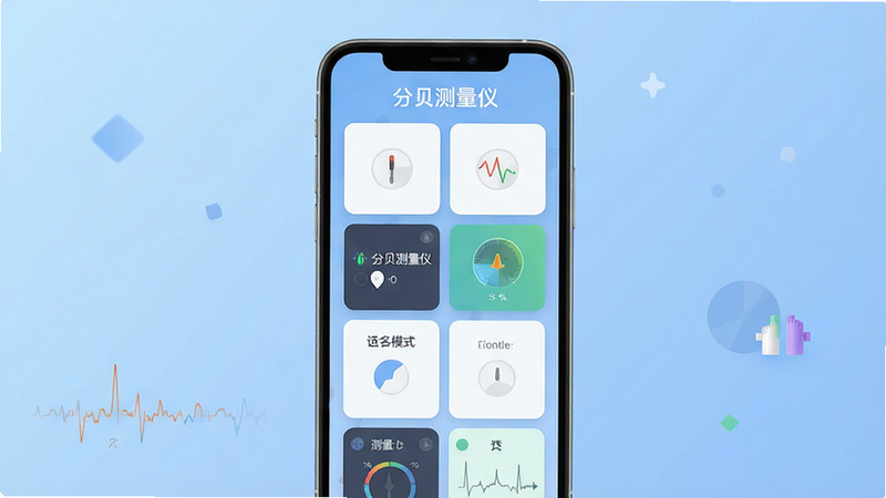 主体为手机界面展示多种模式切换卡片,布局网格状,背景为柔和蓝色渐变,风格为扁平化设计,细节精致,画质高清,干净,文字显示