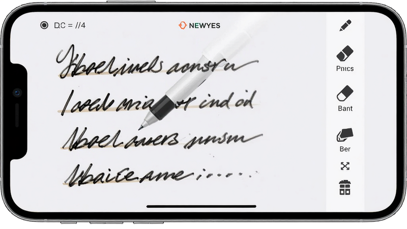 ����Ϊ NEWYES ���ܱʼǱ��������ֻ������ͼ�����ֲ��þ��жԳ���ƣ������ʾ��д�ʼ������Ҳ�Ϊ���ܹ������������ʡ���Ƥ������Ƥ��ͼ�꣬����Ϊ�ɾ���ǳ��ɫ������Լ�ִ���ϸ�����������ʸ��壬�ɾ����޶���Ԫ��