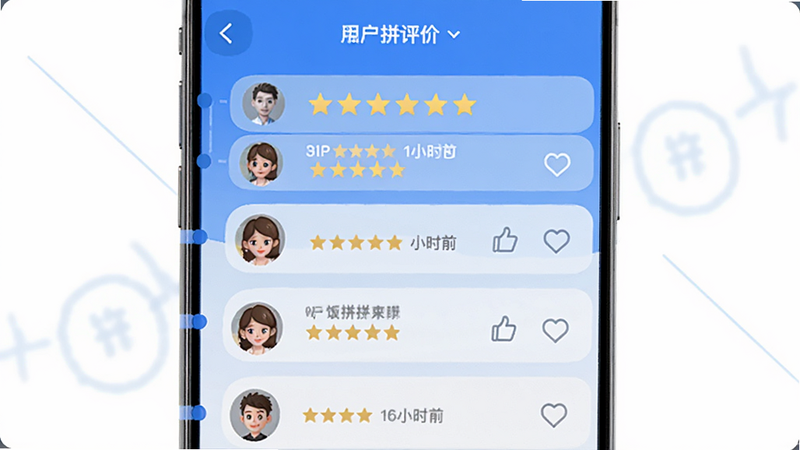 ��ƴƴ�û����۽��棬����Ϊ���Ǻ����б����û�ͷ�񣬲���Ϊʱ������ʽ���Ű洹ֱ�����������ɫ����ϸ�ڰ�������ͼ����ʱ��������ʸ߱��棬�ɾ����޶���Ԫ��