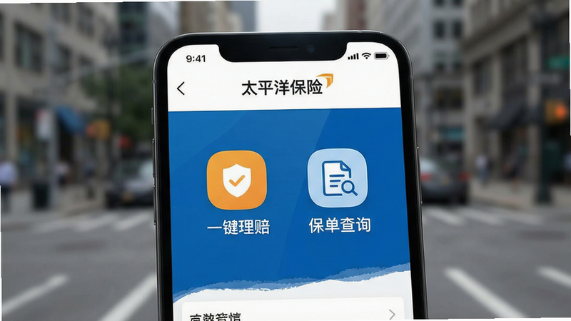 һ�Ÿ����ֻ���Ļ��д����ʾ��̫ƽ���ա�APP��ҳ���棬������Ƽ���ִ�����ɫ��ΪƷ����ɫ������λ����Ŀ��ʾ��һ�����⡱�͡�������ѯ��ͼ�꣬�����黯չʾ���нֵ������������ƶ��칫��������ںϣ�4k�ֱ��ʣ�ϸ����������ˮӡ��רҵUI��Ʒ��