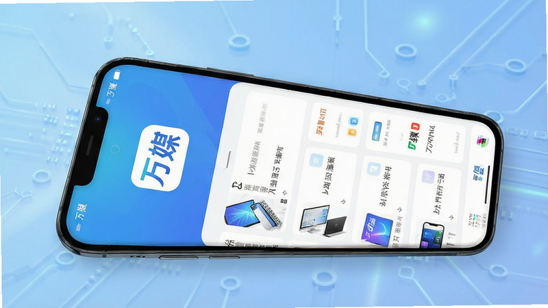 һ��չʾ����ý��App�����ȫ��ͼ������Ϊ�ֻ���Ļ����Ļ��������ʾ����ý��Logo��������Դ�б����棬����Ϊ��͵ĿƼ�������ɫ���������࣬�Ű�����������ִ���Լ��ϸ�ڷḻ�����ʸ��壬�ɾ��޶���Ԫ�أ����֡���ý�������ɼ�