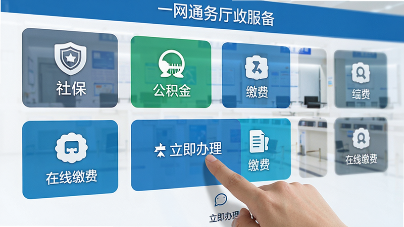 ����Ϊ�������������棬����Ϊ����״ͼ�꣬�����籣�������𡢽ɷѵ�ģ�飬������Ч��ϸ��������ָ����������������Ķ��������ʸ��壬�ɾ����޶���Ԫ�أ����ְ�����һ��ͨ�족�������߽ɷѡ�