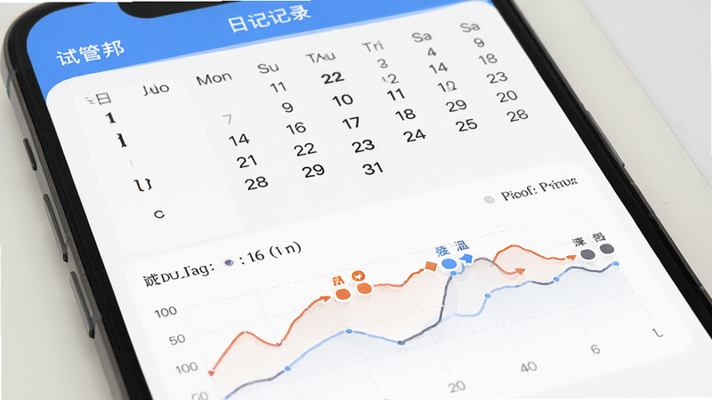 ����Ϊ�Թܰ�APP�ڵ��ռǼ�¼ҳ�棬�����Ϸ�Ϊ������ͼ���·�Ϊ��ϸ����������ͼ���Ű��߼�������������¼�Լ��ϸ��չʾ�¶����������ѱ�ǣ�����ϸ�壬�ɾ����޶���װ�Σ�4k�ֱ���