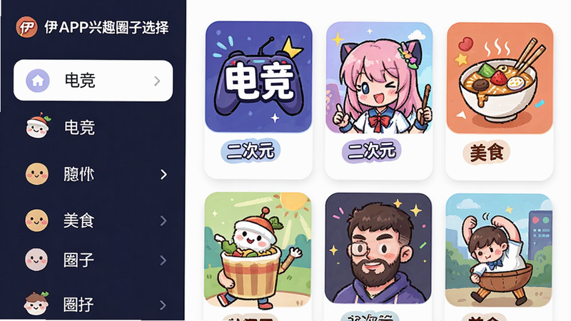 ����:��ĪAPP����ȤȦ��ѡ����棬����:���Ϊ�����б����Ҳ�ΪȦ�ӿ�Ƭ�����Ű�:˫�����֣����:���ÿɰ��Ĳ廭�磬ϸ��:��Ƭ����ʾ'�羺'��'����Ԫ'��'��ʳ'�ȱ�ǩ����������������:�������ȣ�������ɫ�����ޣ��ɾ��������ұ���