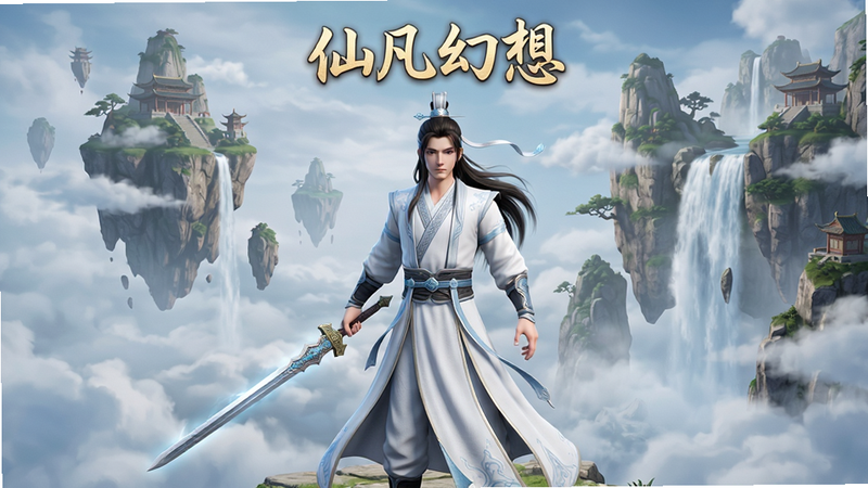 ����Ϊ���ɷ����롷��Ϸ�����棬���ֲ������ĶԳ�ʽ������չʾһλ���Ű��µ�������ɫ�ֳֳ������������������Ƶ������ɵ����ٲ����Ű�����������Ϊ3Dдʵ���磬ϸ�ڷḻ�����ʸ��壬�ɾ����޶���Ԫ�أ�����