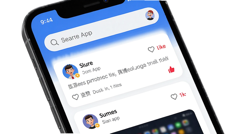 ����Ϊ�ֻ���Ļ��д��չʾ�粩App��ҳ���棬��������������Ϊ���������в�Ϊ��Ϣ����Ƭ���Ű����룬����ִ���Լ��ϸ�ڰ����û�ͷ�������ͼ�꣬���ʸ��壬�ɾ����޶���Ԫ��