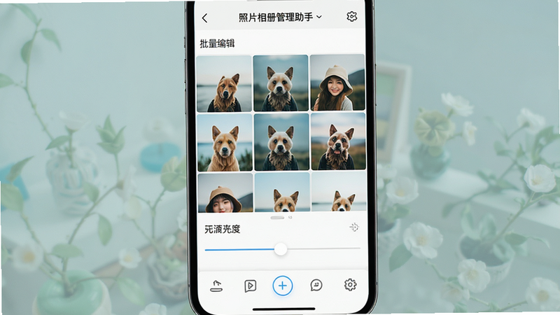 ����Ϊ�ֻ����棬��ʾ����Ƭ���������֡������༭ҳ������Ϊ�ײ����������Ϸ�Ԥ�������Ű��ִ���Լ��������£�ϸ����ʾ���ڵ������ȵĻ��飬����ϸ�壬�����ұ���