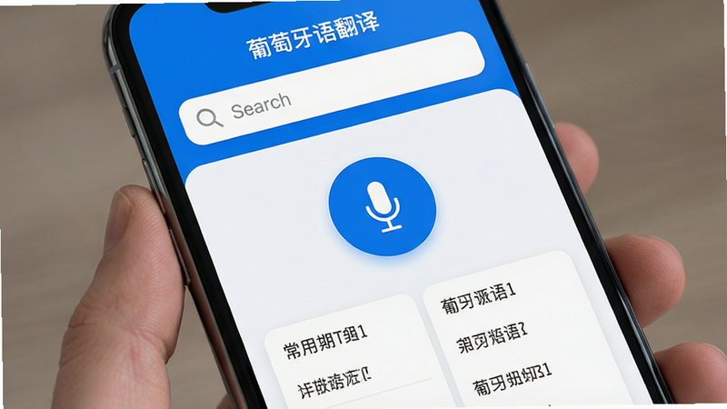 ����Ϊ�����ֻ���Ļ���棬��ʾ���������﷭�롱APP��ҳ����������������Ϊ���������в�Ϊ������˷��ť���ײ�Ϊ���ö����б�������Լ�ִ�����ɫ��ɫ����ϸ�ڷḻ�����廭�ʣ��ɾ��޶���Ԫ��