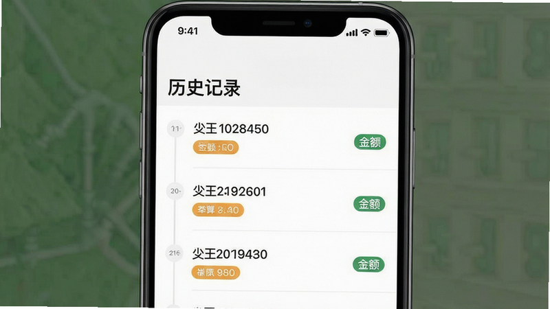 չʾ��ˮ������㡱APP����ʷ��¼�б����棬����Ϊʱ������ʽ����������������Ű�������򣬷�񼫼��ɫ������ϸ����ʾÿ�а������ڡ������ͱ�ǩ�������������ɾ�������Ӱ���ţ����֡���ʷ��¼�������ɼ�