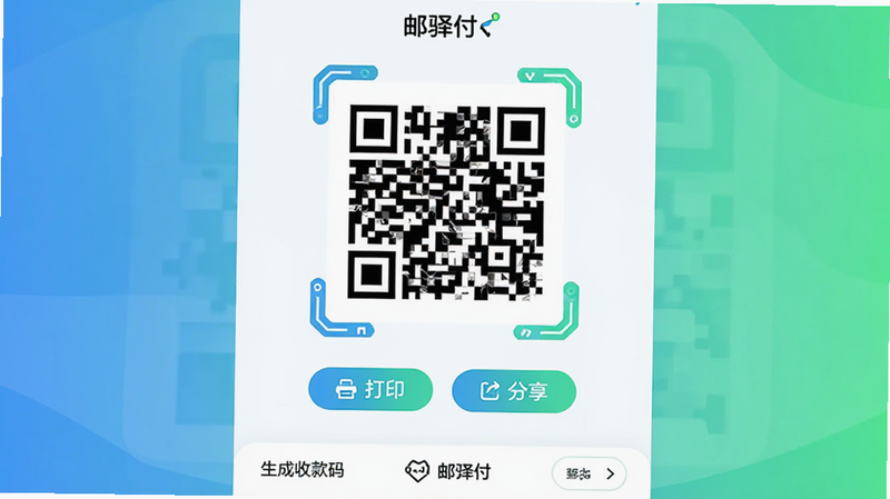����Ϊ���丶App�е��տ�������ҳ�棬����������ʾ���Ͷ�ά�룬�·���