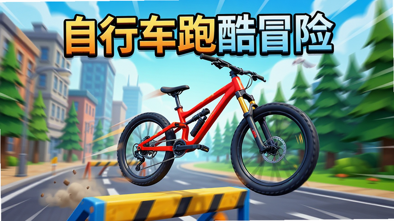 ����Ϊһ����Ϊ'���г��ܿ�ð��'���ֻ���Ϸ����ͼ������������һ���ſ�ĺ�ɫɽ�����г����ڷ�Ծ�ϰ���������ģ���ĳ��нֵ���ɭ�֣�ɫ�����ޣ�����ǿ�ҵ��ٶȸкͶ��У����Ϊ3D��ͨ��Ⱦ��ϸ�ڷḻ�����ʸ��壬�ɾ��޶���Ԫ�أ�����'���г��ܿ�ð��'λ�ڶ������У�������Ŀ