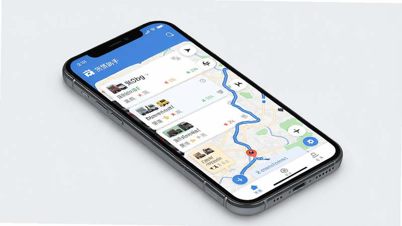 һ�Ÿ���Ļ����˻�����APP����չʾͼ������Ϊ�����ֻ���Ļ����Ļ����ʾ�������Ļ�Դ�б��͵�ͼ·�߹滮���ܣ�����Ϊ�ɾ���ǳ��ɫ������ִ���Լ��ϸ�ڷḻ�������������޶���Ԫ��