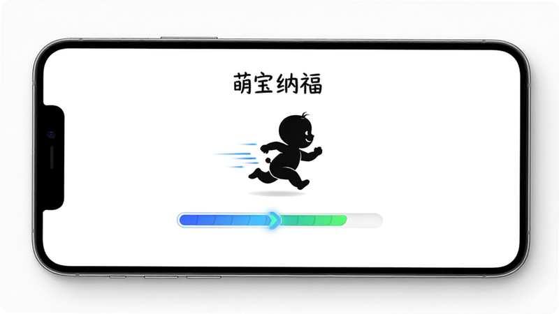 展示手机屏幕上的