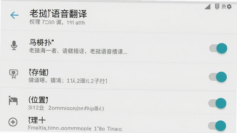 主体为安卓手机设置界面截图,显示