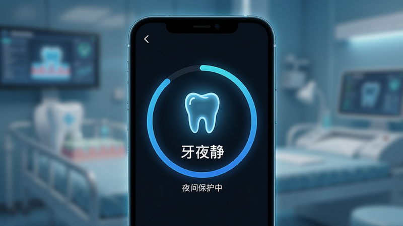 ����:�ֻ���Ļ��ʾ��ҹ��APP���棬��ɫģʽ������������һ�����������ͼ��ͻ��ν����������ֱ�ע