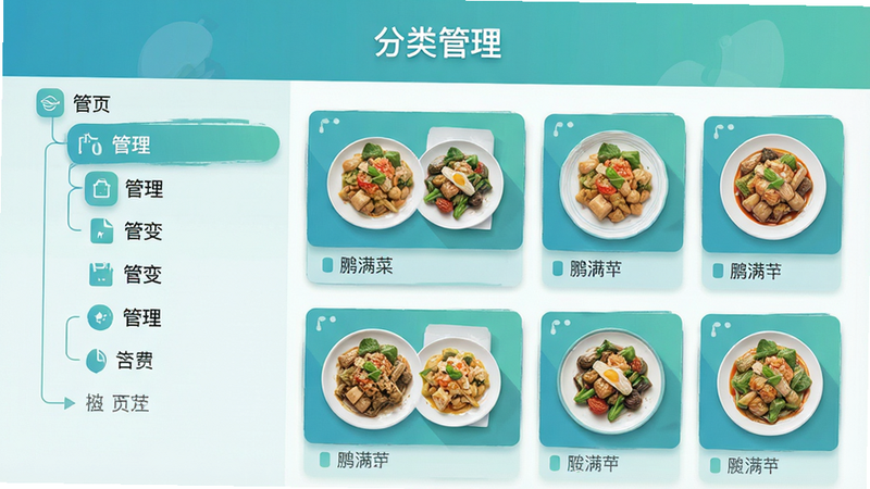 һ�ű�ƽ��UI���ͼ��չʾ�������׹���APP�ķ���������棬����Ϊ�����״�ṹ�˵����Ҳ�Ϊ��Ӧ��Ʒ�����б���ɫ�ʲ������µ�����ɫ����ͼ�����ִ����Ű����룬ϸ�ڴ���΢��ӰЧ�������ʸ��壬�޶���װ�Σ����֡����������������ʾ