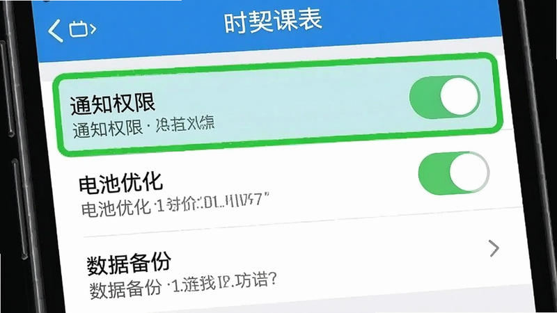 ����Ϊ��ʱ���α���APP�����ý��棬�ص������ʾ��֪ͨȨ�ޡ���������Ż����������ݱ��ݡ�����ѡ�����Ϊ�б�ʽ���������ֱ�ۣ�ϸ��չʾ����״̬��˵�����֣������������޶������������