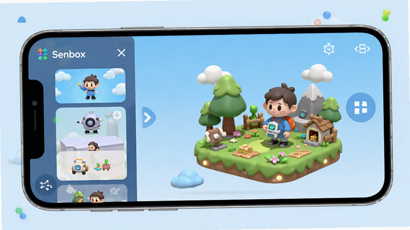 ����Ϊɭ��Senbox���Է���AI�п��淨�����ƶ��˽���ȫ��ͼ�����ֲ��ñ�ƽ����ƣ������ʾAI����ѡ�������Ҳ�չʾ�������ɵ�3D��ͨ����������Ϊ������ǳ��ɫ���䣬����ִ���Լ��ϸ������������4K���ɾ��޶���Ԫ�أ����֡�Senbox�������ɼ�