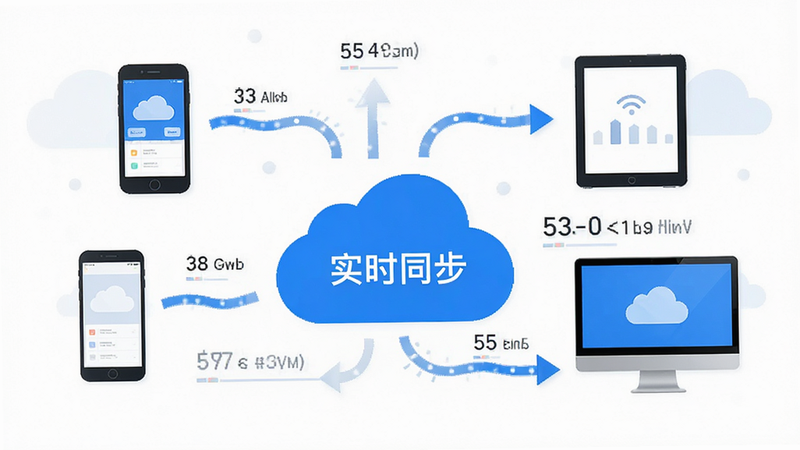���罳APP����ͬ������ʾ��ͼ������Ϊ�ƶ�ͼ�꣬��Χ�����ֻ���ƽ��͵���ͼ�꣬��ͷָʾ��������������ƽ����ϸ����ʾ�������ٶȣ����ʸ��壬�ɾ��޶���Ԫ�أ���������Ϊ��ʵʱͬ����