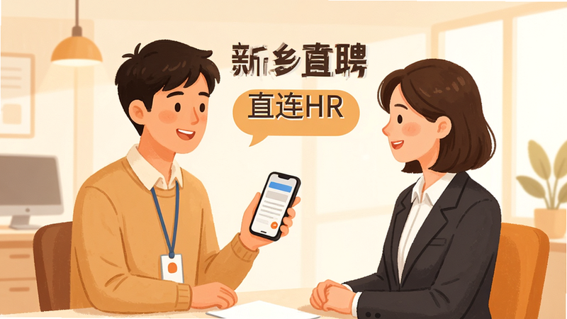 һ�Ų廭���ͼƬ������������һλ��ְ���ֳ��ֻ���һλְҵװ��HR����湵ͨ�������Ǽ��İ칫������ɫ����ů����������ͻ�����������Σ�����ƽ�⣬�Ű����ʣ������ܰרҵ��ϸ�ڿ̻���������Ѻã����ʸߣ����ְ���������ֱƸ������ֱ��HR��