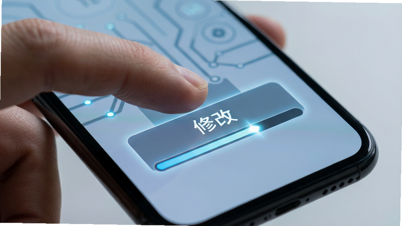 主体为手指点击手机屏幕上的