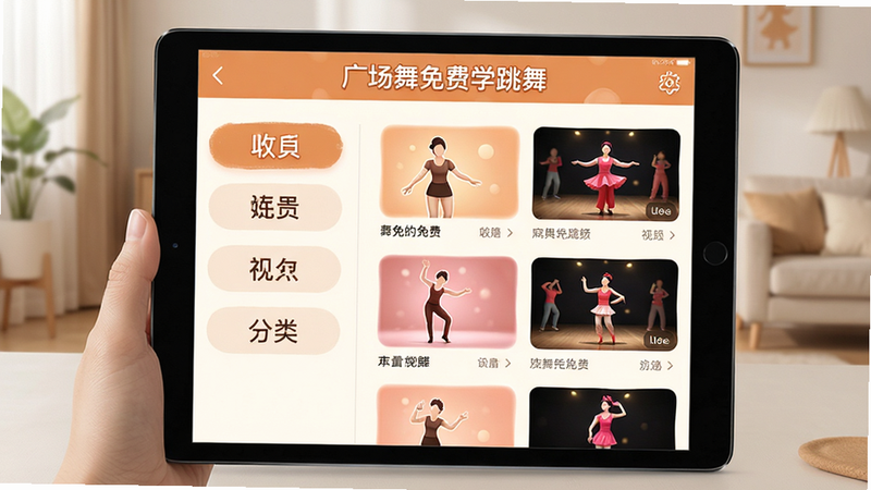 ����Ϊƽ�������Ļ����ʾ���㳡�����ѧ���衱APP����Ƶ������棬����Ϊ��������ķ����ǩ���Ҳ����Ƶ�б��������ܰ��ϸ��չʾ��ͬ���ֵ�ͼ�꣬�����������ɾ������֡��㳡�����ѧ���衱�ڱ�����