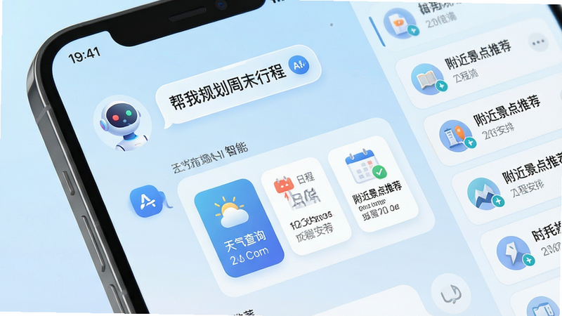 ��Ϊ��ȤAI���ܶԻ����棬�ֻ���Ļ��д���Ի�������ʾ�û�����