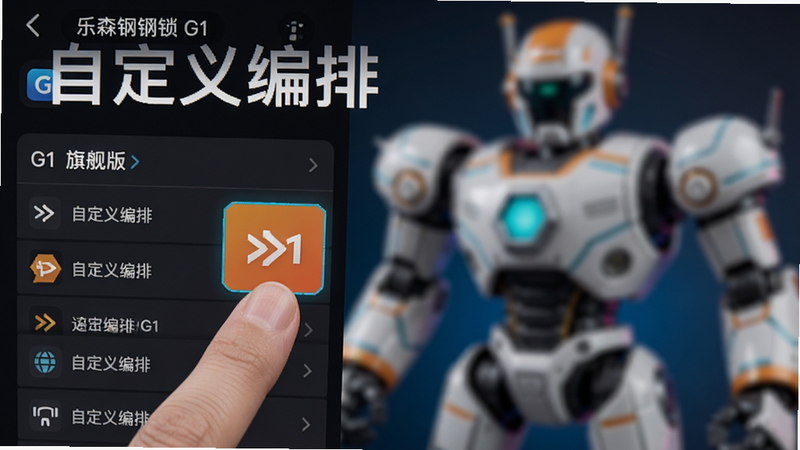 ��ɭ����G1�콢��APP����չʾ�����༭�б�����ָ�����϶�����ģ�飬������ģ���Ļ����ˣ����ֱ�ע���Զ�����š����������࣬ɫ������������