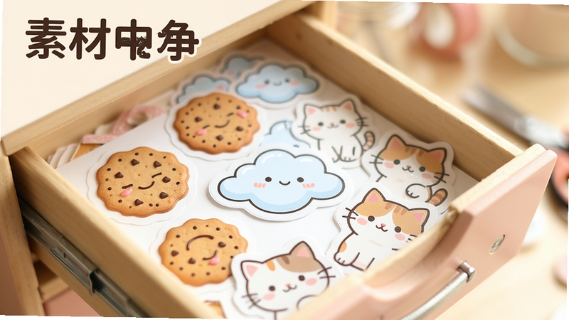 չʾ������������DIY���زĿ�������дͼ������������һ���򿪵��زĳ��룬�������������Ÿ��ֿɰ��Ŀ�ͨ��ֽ����С���ɡ��ƶ䡢Сè�䣬�����黯��ͻ���زĵľ���ϸ�ڣ����Ϊ��ϵ�ɰ��磬ɫ��������ܰ������ϸ�壬��ˮӡ�����֡��ز����ġ������ɼ�