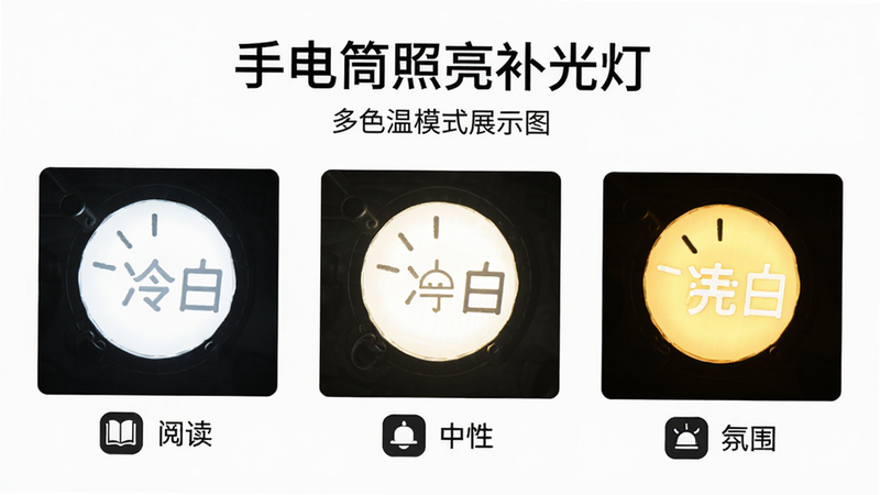 ���ֵ�Ͳ��������ơ�Ӧ�õĶ�ɫ��ģʽչʾͼ�����岢����ʾ���ֲ�ͬɫ�µĹ�ЧԤ������ס����ԡ�ů�ơ��������뻮һ��������¼�Լ��ϸ�ڴ���ע��ɫ�¶�Ӧ�����ó���ͼ�꣨���Ķ�����������Χ���������������޶���װ�Σ����������׶�