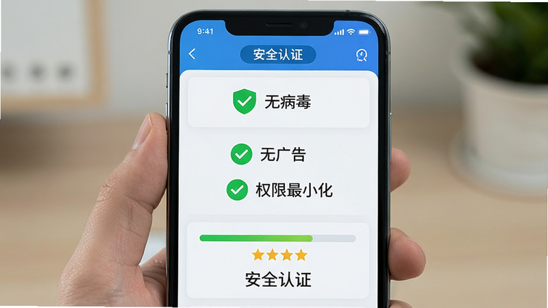 ����Ϊ�ֻ���ȫɨ����棬��ʾ���޲����������޹�桱����Ȩ����С��������ɫ�Թ���ʶ�����־��У��������ţ�ϸ��չʾ��ȫ�ȼ����������ʸ��壬�ɾ���������ʾ����ȫ��֤��