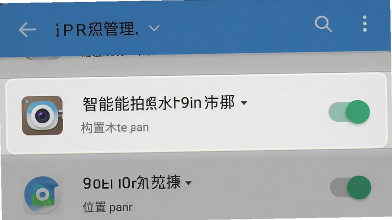 ����Ϊ��׿�ֻ����ý��棬��ʾӦ��Ȩ�޹���ҳ�棬��������ˮӡ���Ӧ���б��������ʾ��λ��Ȩ�޿���Ϊ����״̬�������б�ʽ���Ű����������ϵͳԭ����ϸ��ͼ��׼ȷ�����ʸ��壬�ɾ����޶���Ԫ��
